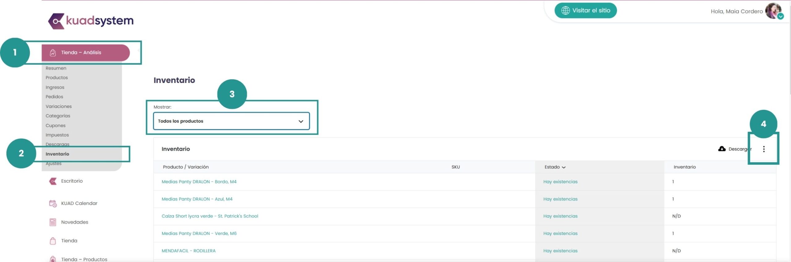 Descarga un análisis detallado del inventario en tu tienda online